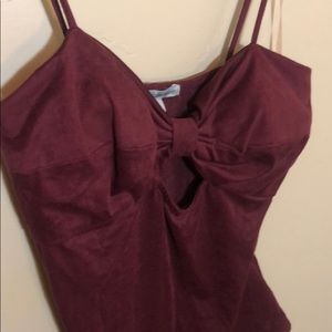 NWOT | Suede Body Suit